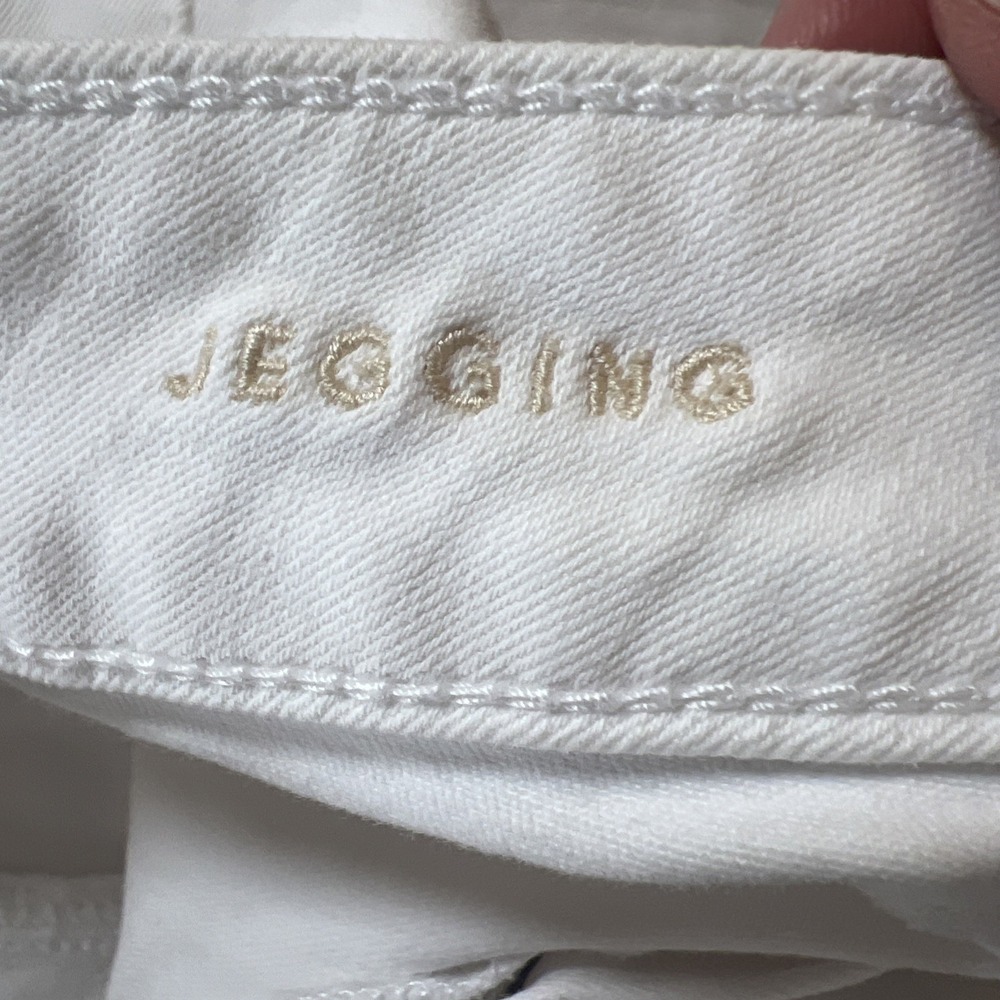 American Eagle Jeggings Womens 4 Short White Next Level Stretch Pants High Rise - Picture 4 of 9